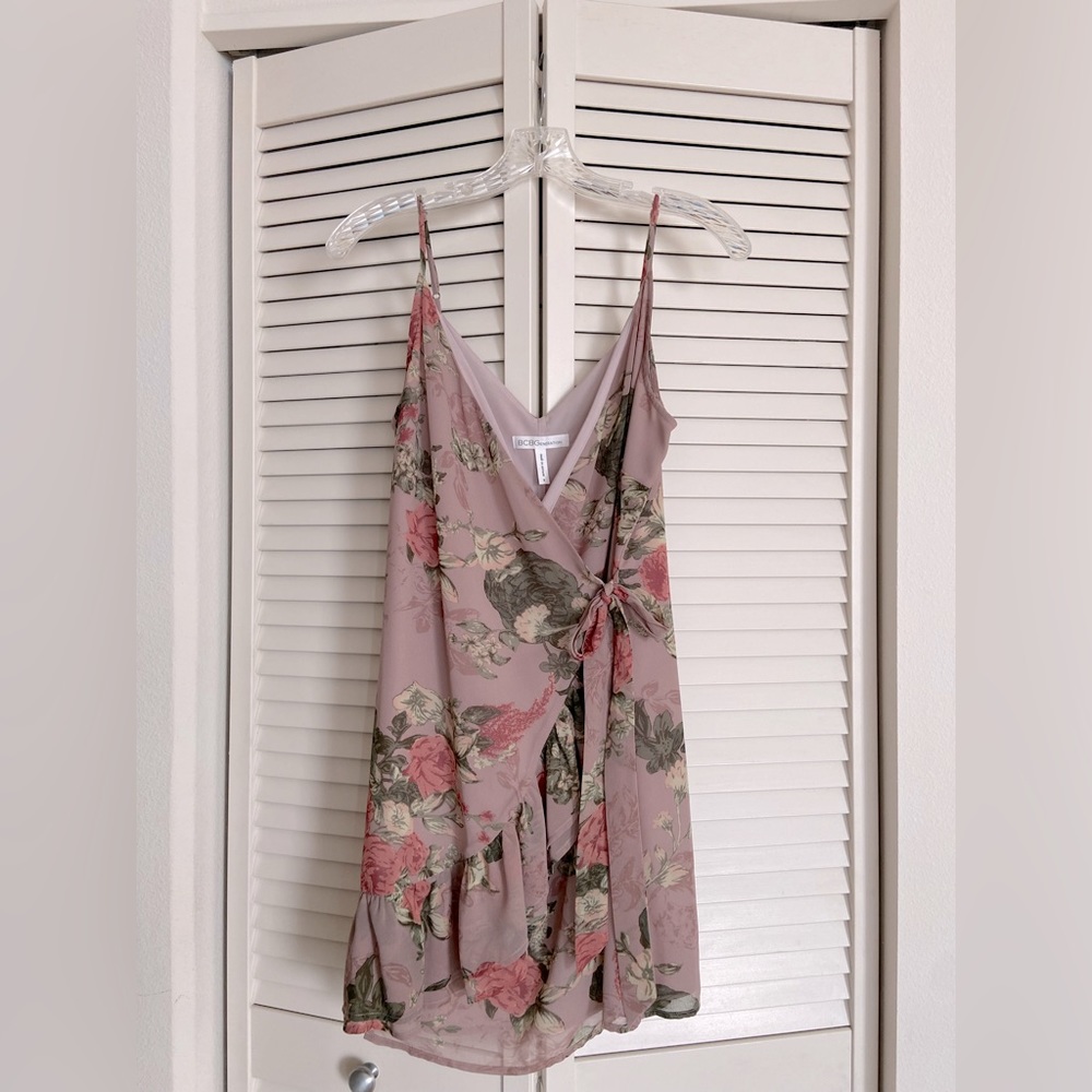 BCBGeneration Floral Wrap Dress